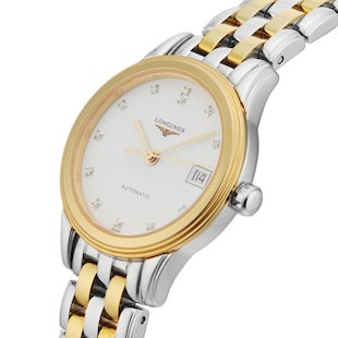 Pre-Owned Longines Flagship 26mm Stainless Steel and Yellow Gold PVD