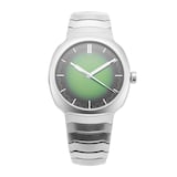 Pre-Owned H. Moser 
Cie Streamliner Centre Second Matrix Green 40mm Stainless Steel