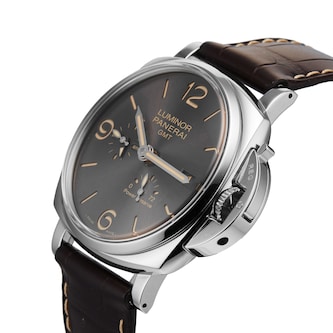 Pre-Owned Panerai Luminor Due 3 Days GMT 45mm Stainless Steel