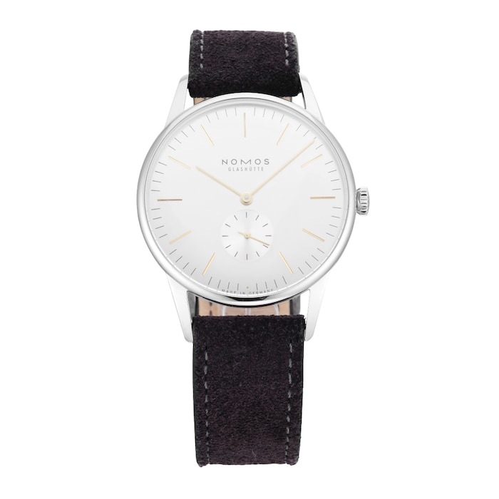 Pre-Owned NOMOS Glashutte Orion Silver 38mm Stainless Steel