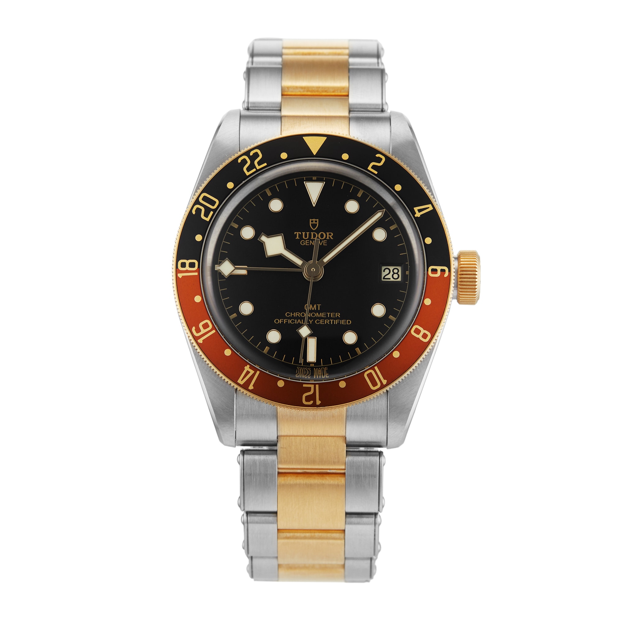 Pre-Owned Tudor Black Bay GMT S&G 41mm Stainless Steel and Yellow Gold M79833MN-0001