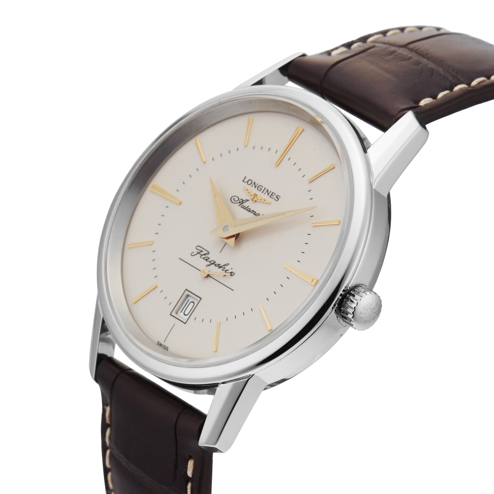 Pre-Owned Longines Flagship Heritage 38.5mm Stainless Steel