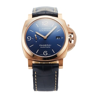 Pre-Owned Panerai Luminor Marina Goldtech 44m Rose Gold