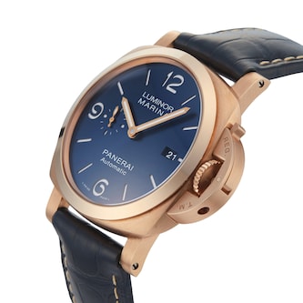 Pre-Owned Panerai Luminor Marina Goldtech 44m Rose Gold