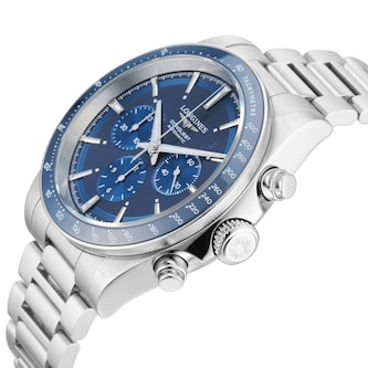 Pre-Owned Longines Conquest Chronograph 42mm Stainless Steel and Ceramic