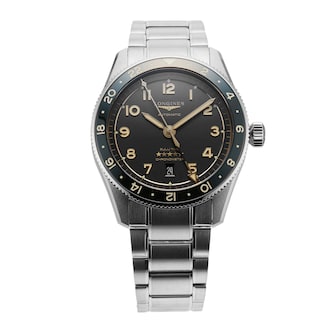 Pre-Owned Longines Spirit Zulu Time 42mm Stainless Steel