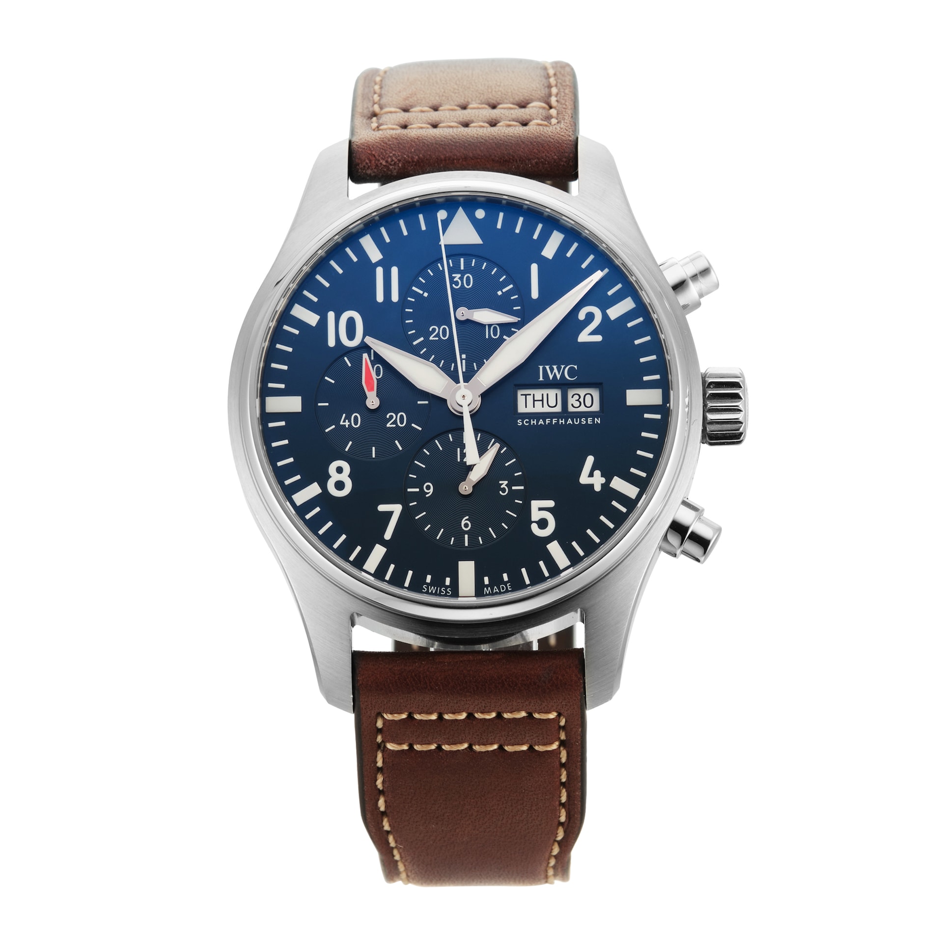 Pre-Owned IWC Pilot Watch Chronograph Edition Le Petit Prince 43mm Stainless Steel Pre-Owned IWC Pilot Watch Chronograph Edition Le Petit Prince 43mm Stainless Steel