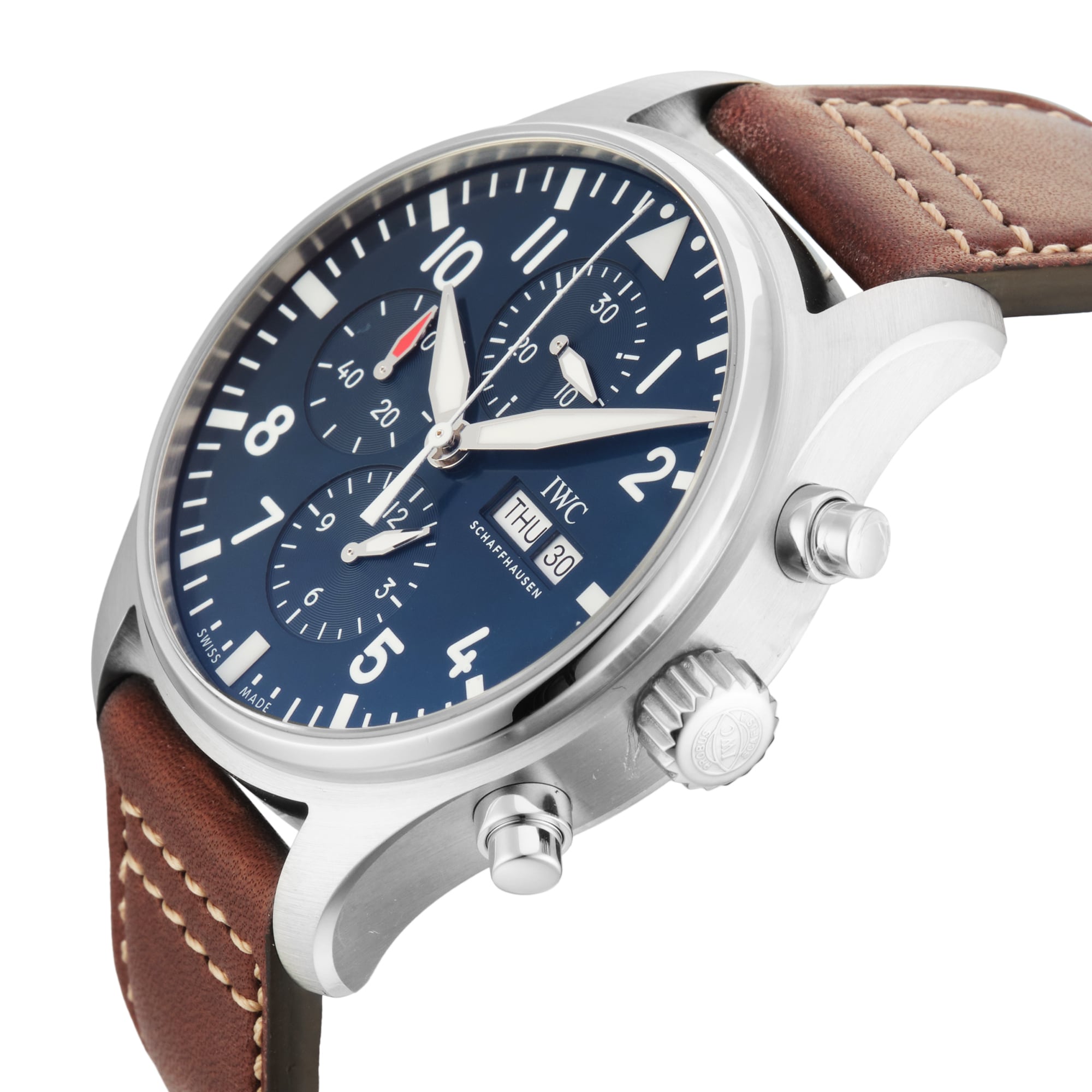 Pre-Owned IWC Pilot Watch Chronograph Edition Le Petit Prince 43mm Stainless Steel