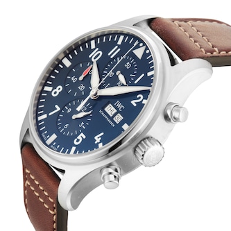 Pre-Owned IWC Pilot Watch Chronograph Edition Le Petit Prince 43mm Stainless Steel