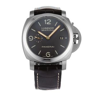 Pre-Owned Panerai Pre-Owned Panerai Luminor 1950 Marina 3 Days 44mm Stainless Steel  PAM00351