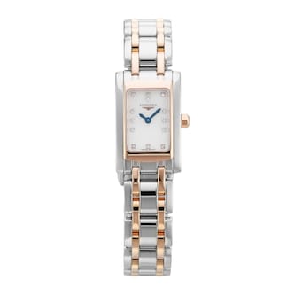 Pre-Owned Longines DolceVita 16mm Stainless Steel and Rose Gold