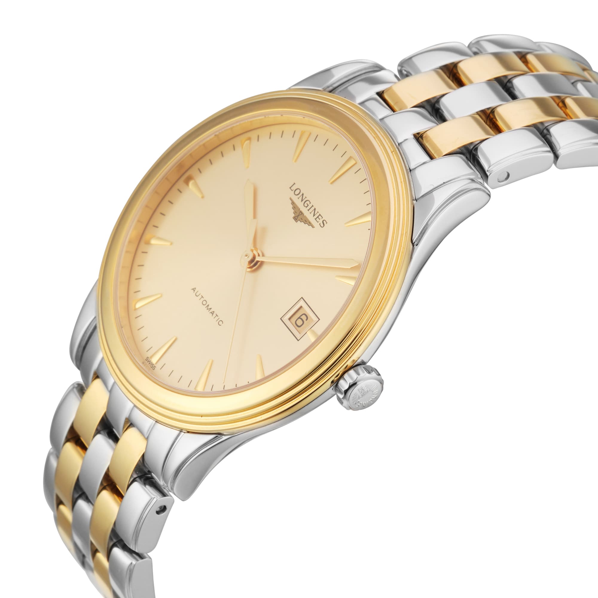 Pre-Owned Longines Flagship Classic 38.5mm Stainless Steel and Yellow PVD