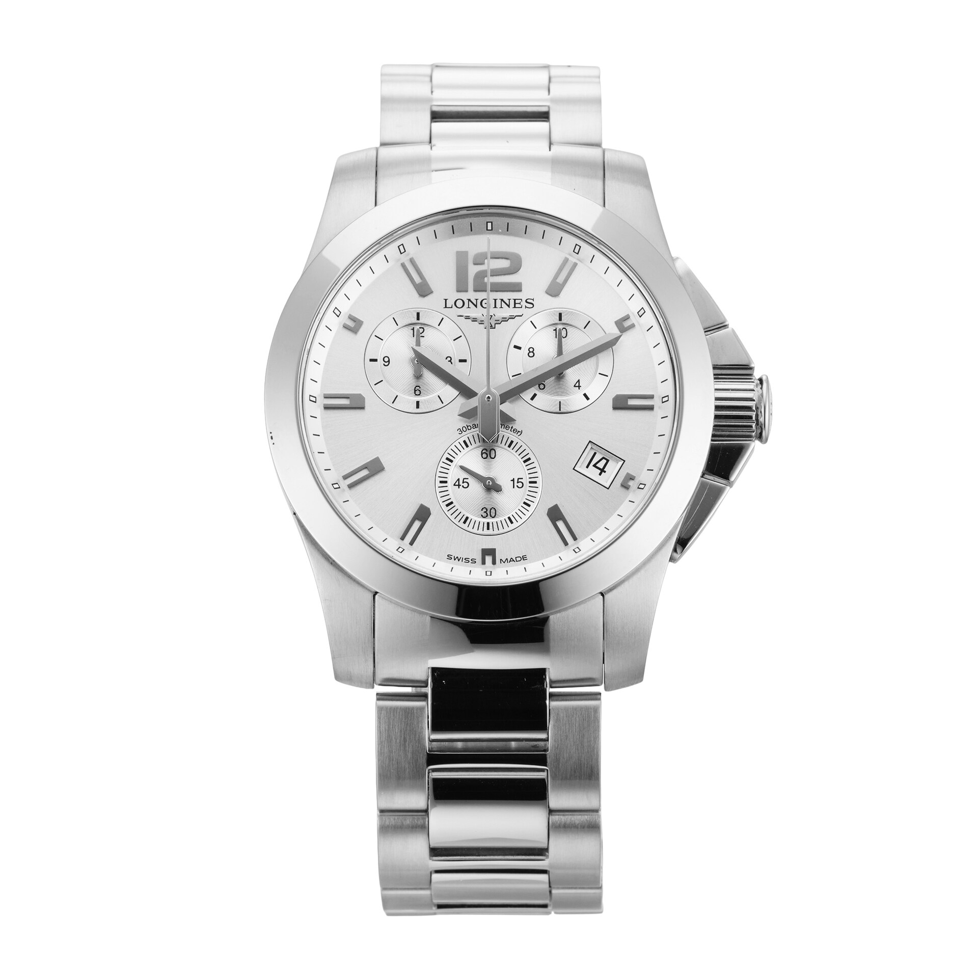 Pre-Owned Longines Conquest 41mm Stainless Steel Pre-Owned Longines Conquest 41mm Stainless Steel