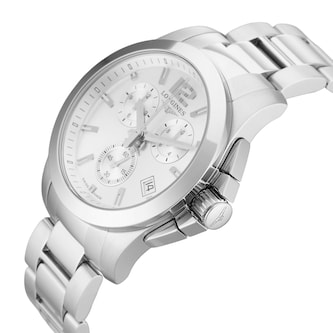 Pre-Owned Longines Conquest 41mm Stainless Steel