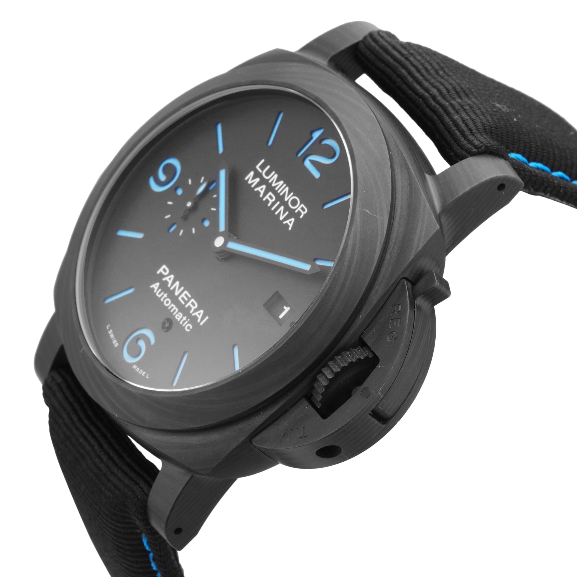 Pre-Owned Panerai Luminor Marina Automatic 44mm Carbotech