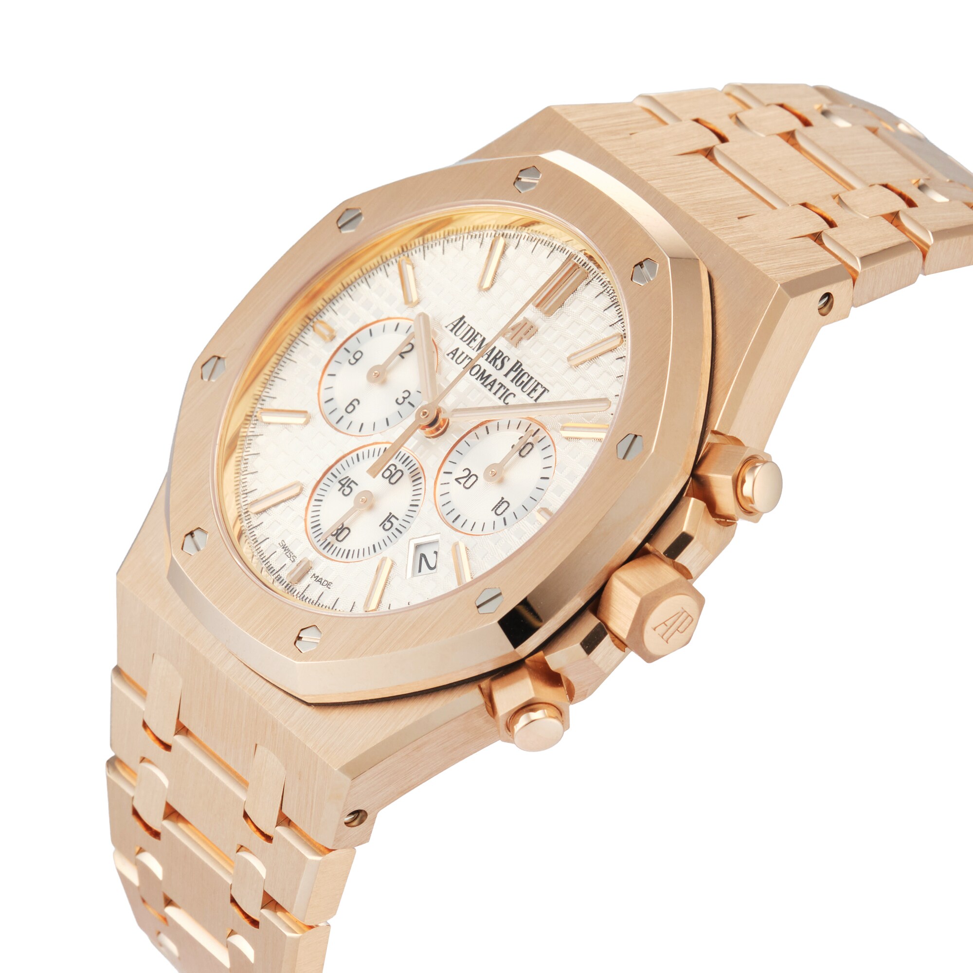 Pre-Owned Audemars Piguet Royal Oak Chronograph 41mm Rose Gold
