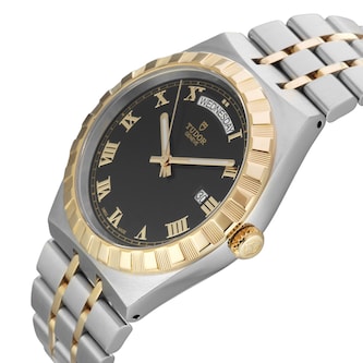 Pre-Owned Tudor Royal 41mm Stainless Steel and Yellow Gold