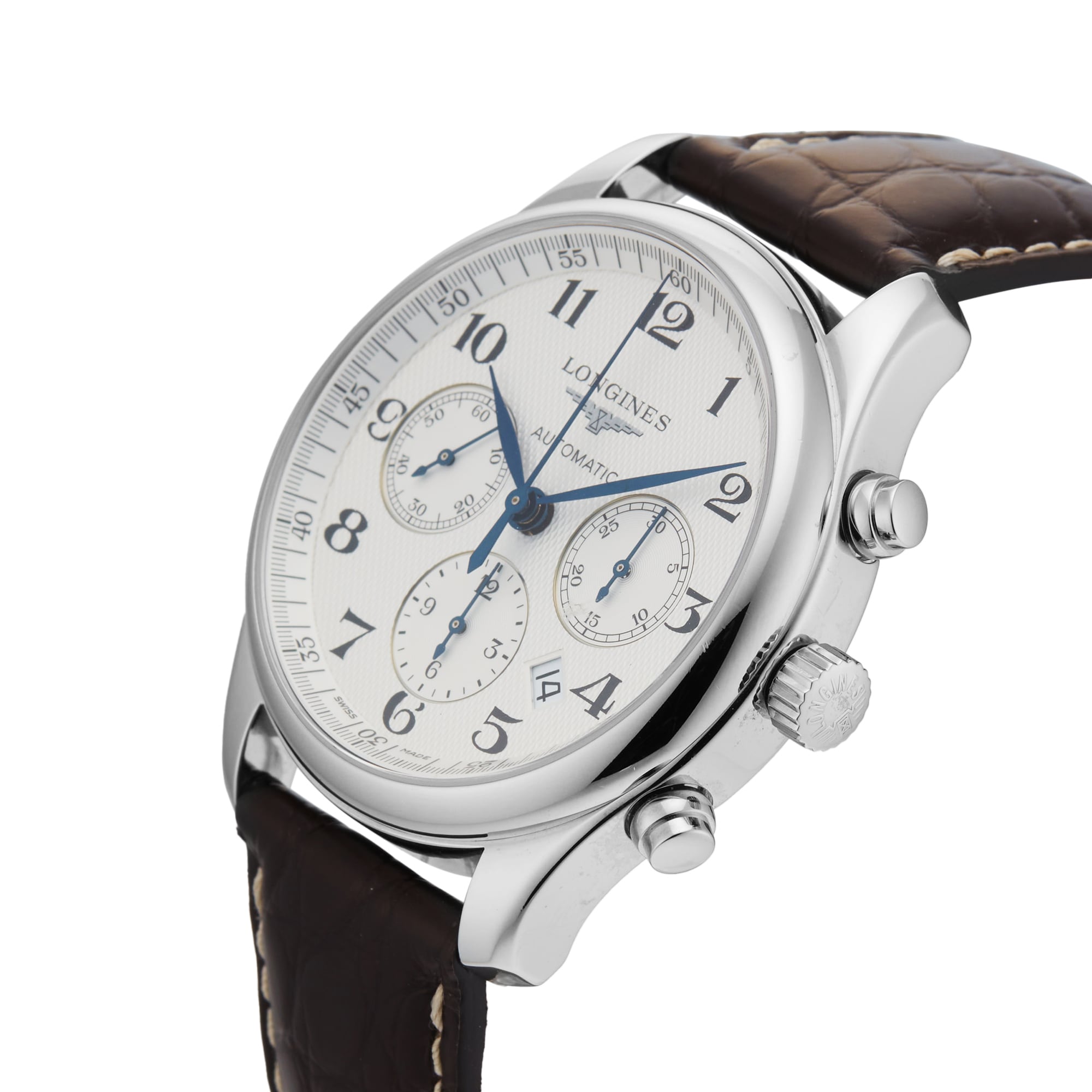 Pre-Owned Longines Master Collection Chronograph 42mm Stainless Steel Pre-Owned Longines Master Collection Chronograph 42mm Stainless Steel