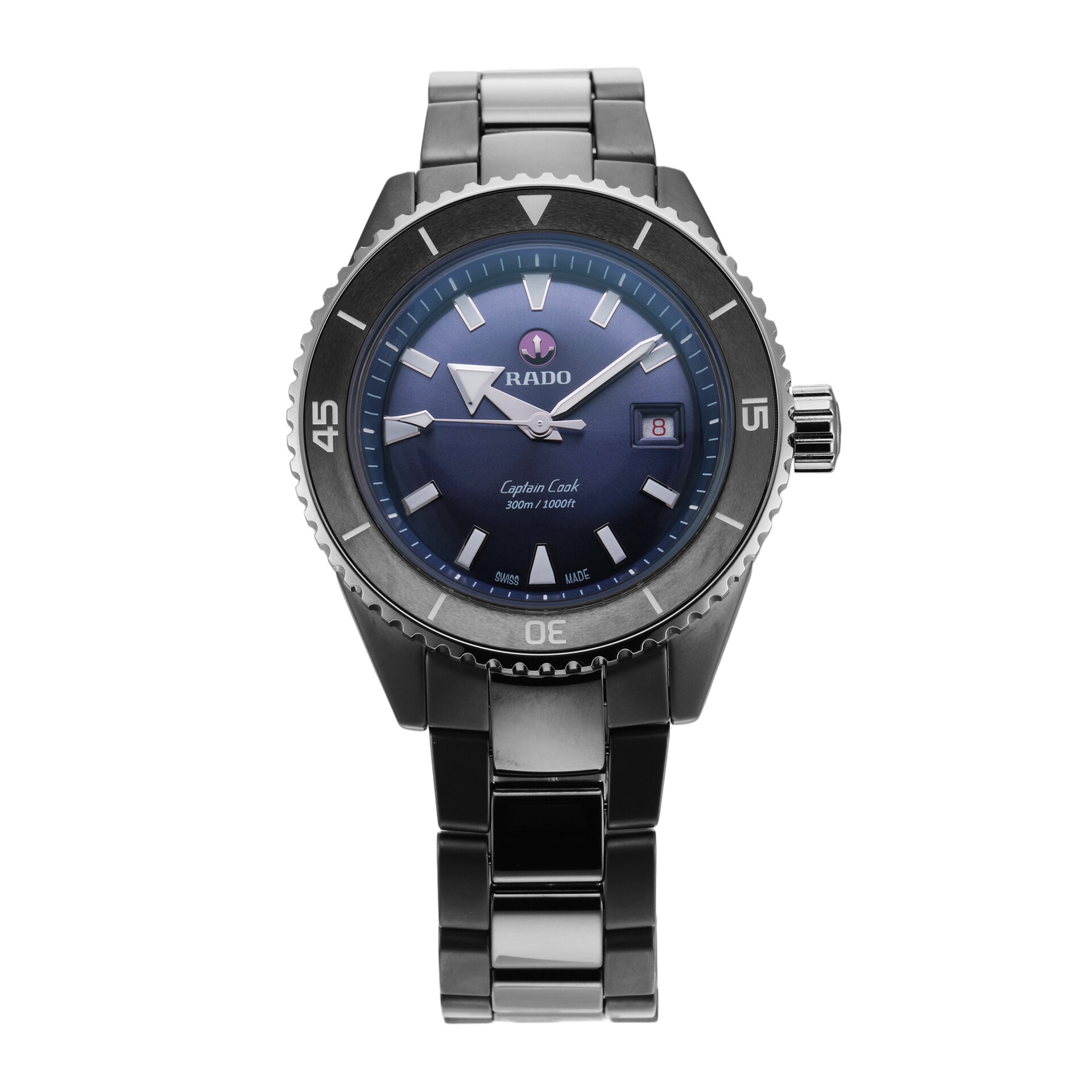Pre-Owned Rado Captain Cook High-Tech Ceramic Diver 43mm Stainless Steel and Ceramic Pre-Owned Rado Captain Cook High-Tech Ceramic Diver 43mm Stainless Steel and Ceramic