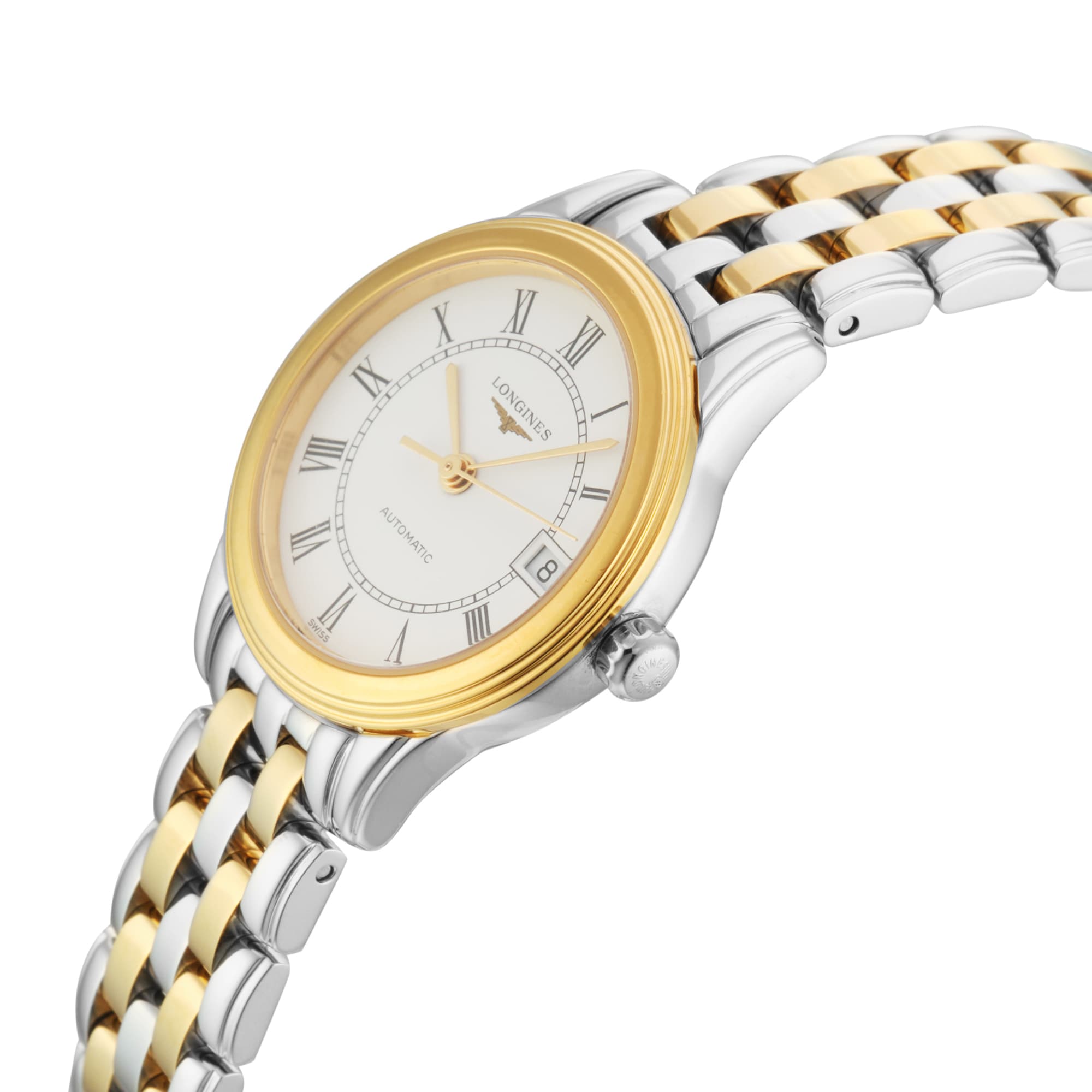 Pre-Owned Longines Flagship Classic 26mm Stainless Steel and Yellow Gold PVD Pre-Owned Longines Flagship Classic 26mm Stainless Steel and Yellow Gold PVD