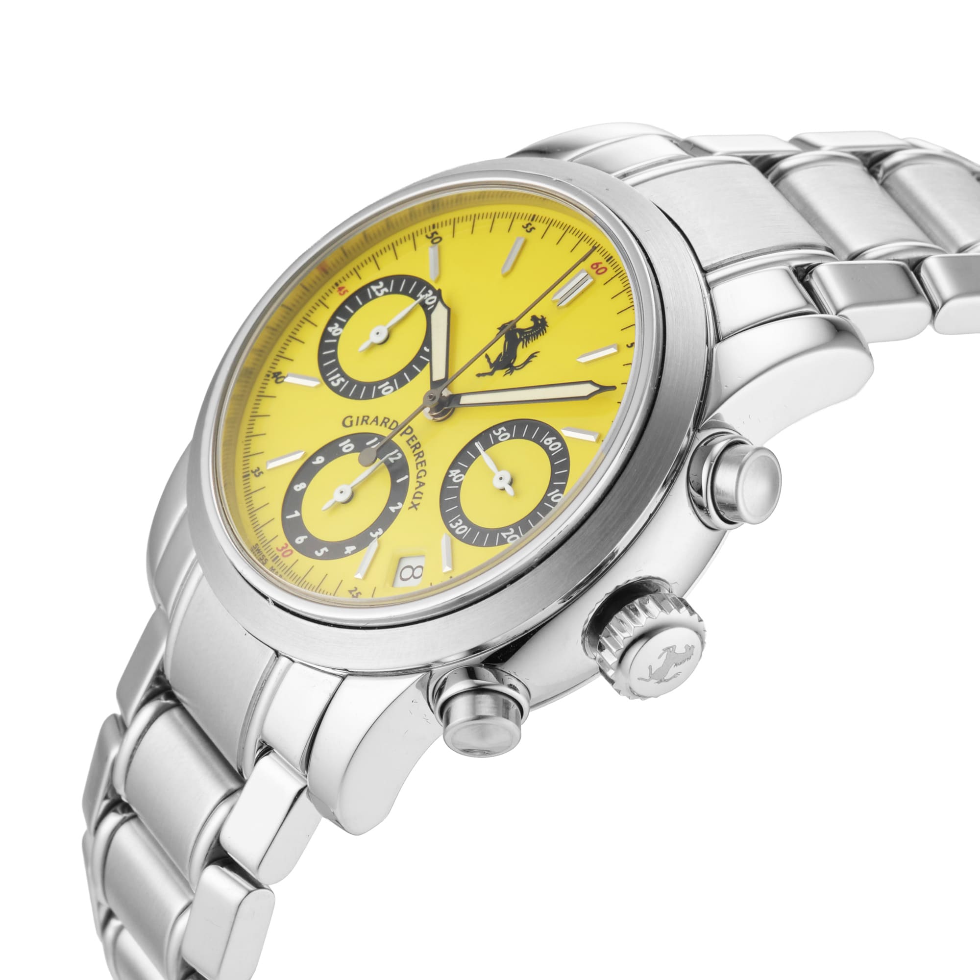 Pre-Owned Girard Perregaux Ferrari Chronograph 37mm Stainless Steel