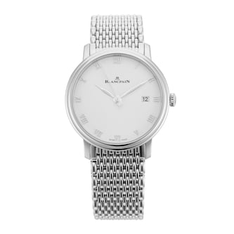Pre-Owned Blancpain Villeret Ultraplate 38mm Stainless Steel Pre-Owned Blancpain Villeret Ultraplate 38mm Stainless Steel