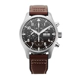 Pre-Owned IWC Pilots Watch Chronograph Edition Antoine De Saint Exupery 43mm Stainless Steel