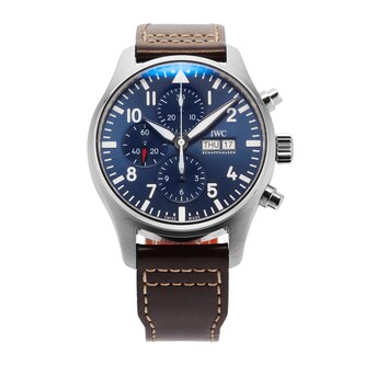 Pre-Owned IWC Pilot Watch Chronograph Edition Le Petit Prince 43MM Stainless Steel Pre-Owned IWC Pilot Watch Chronograph Edition Le Petit Prince 43MM Stainless Steel