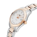 Pre-Owned Longines Conquest Classic 29.5mm Stainless Steel and Rose Gold