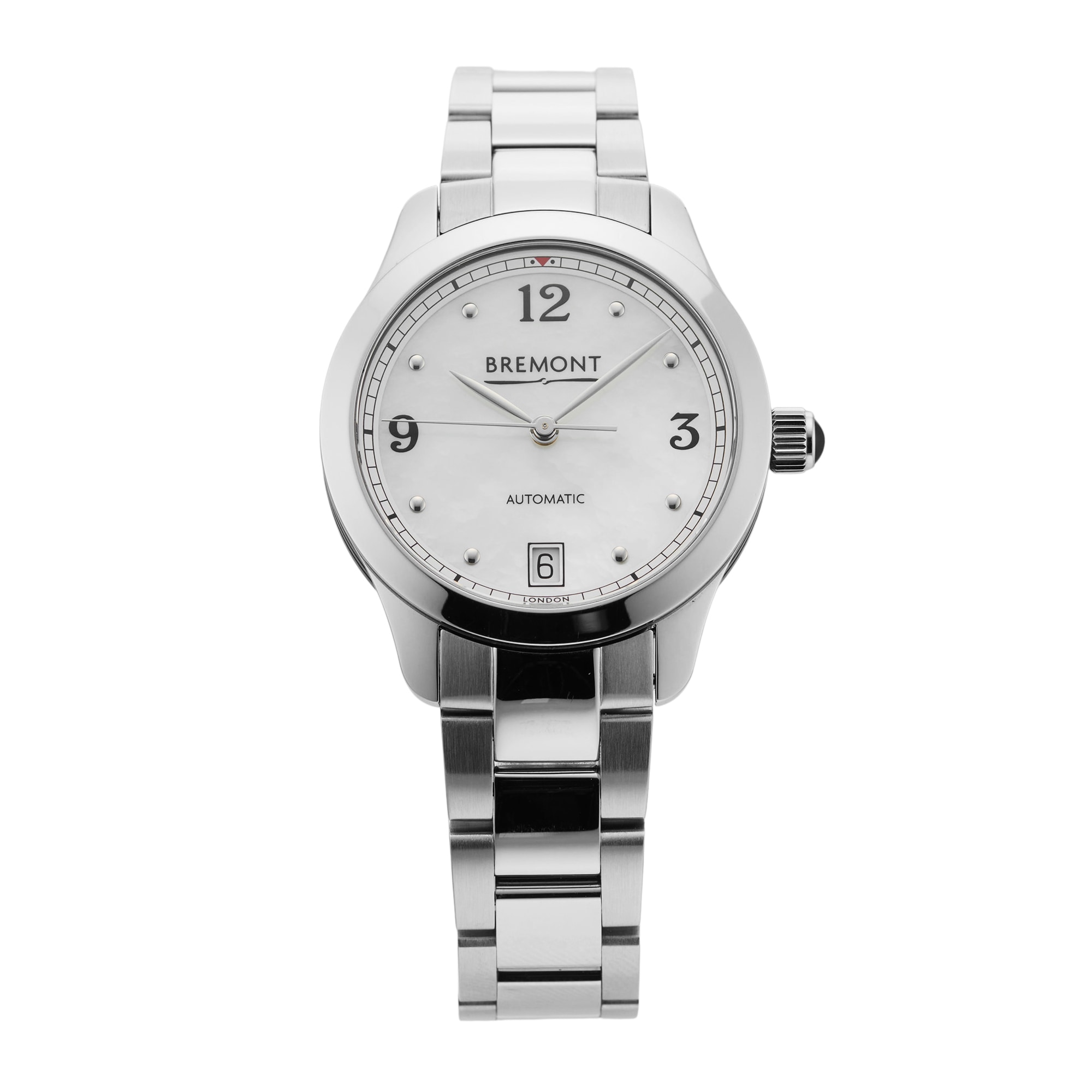Pre-Owned Bremont Solo 34-AJ-Mother Of Pearl 34mm Stainless Steel Pre-Owned Bremont Solo 34-AJ-Mother Of Pearl 34mm Stainless Steel