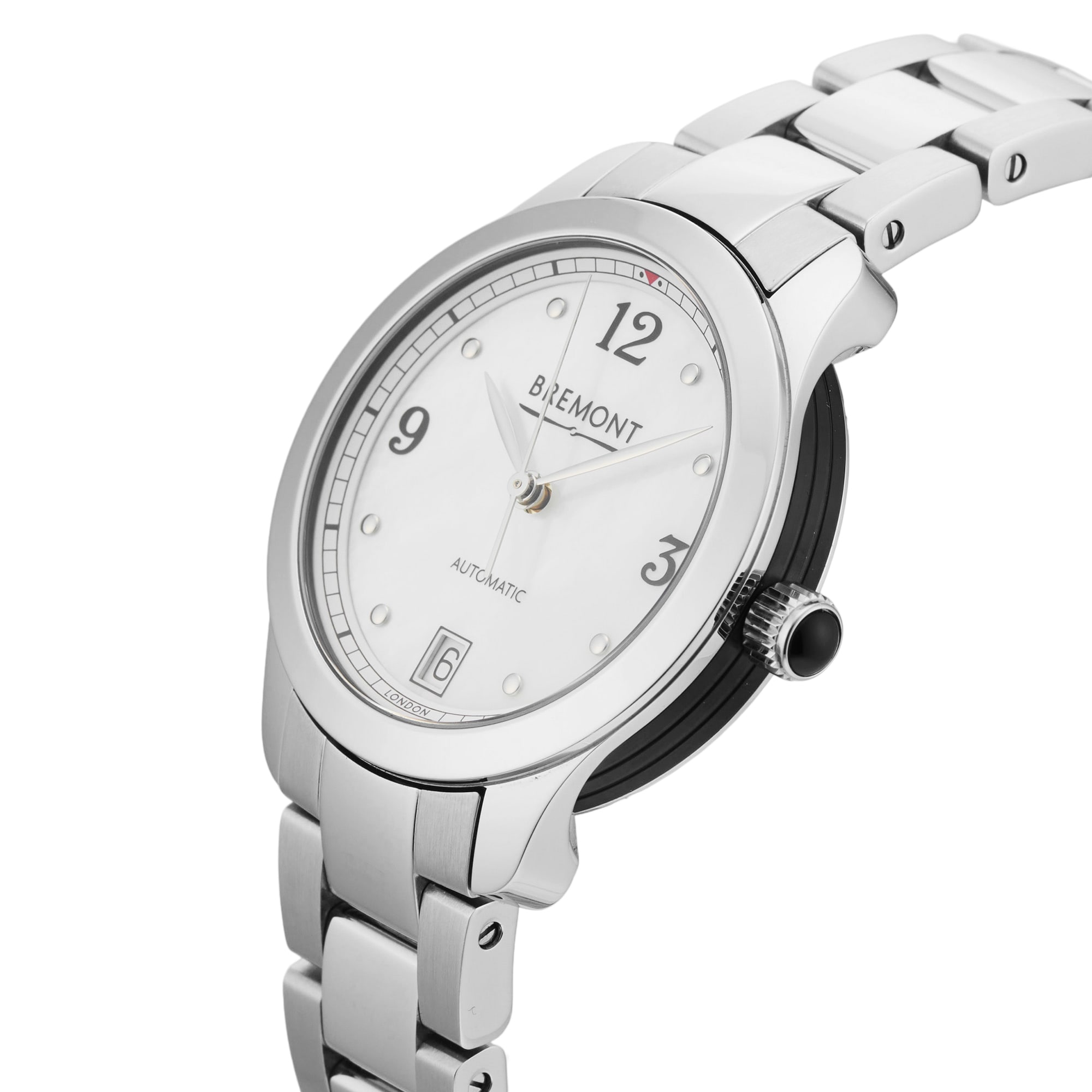 Pre-Owned Bremont Solo 34-AJ-Mother Of Pearl 34mm Stainless Steel Pre-Owned Bremont Solo 34-AJ-Mother Of Pearl 34mm Stainless Steel