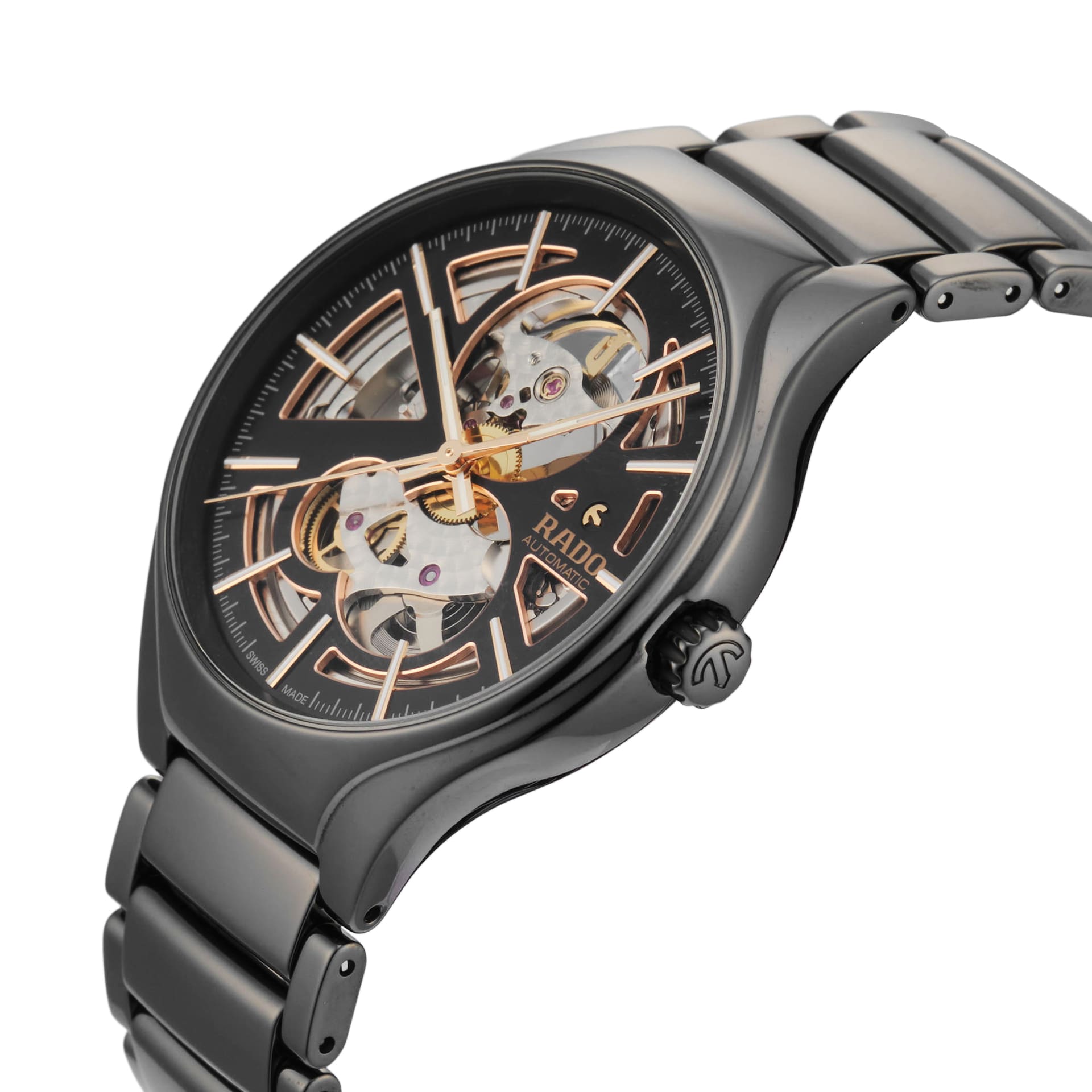 Pre-Owned Rado True Round Automatic Open Heart 40mm Ceramic and Titanium Pre-Owned Rado True Round Automatic Open Heart 40mm Ceramic and Titanium