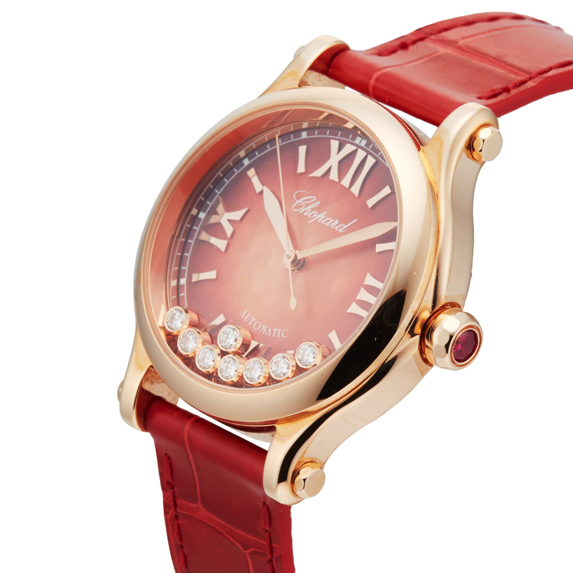 Pre-Owned Chopard Chopard Happy Sport 33mm Rose Gold