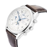 Pre-Owned Longines Master Collection Chrono Moonphase 40mm Stainless steel