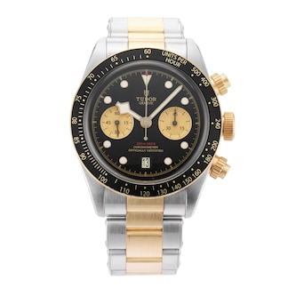 Pre-Owned Tudor Black Bay Chrono S&G 41mm Stainless Steel and Yellow Gold