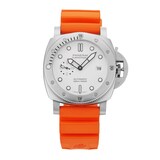 Pre-Owned Panerai Submersible QuarantaQuattro Bianco 44mm Stainless Steel