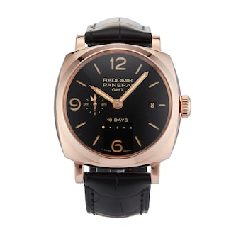 Pre-Owned Panerai Radiomir 1940 10 Days GMT Automatic Oro Rosso Limited Edition 68/150 45mm Rose Gold Pre-Owned Panerai Radiomir 1940 10 Days GMT Automatic Oro Rosso Limited Edition 68/150 45mm Rose Gold