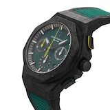 Pre-Owned Girard Perregaux Laureato Absolute Chronograph Aston Martin F1 Edition 44mm Titanium and Carbon