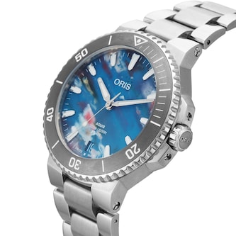 Pre-Owned Oris Aquis Date Upcycle 43.50mm Stainless Steel