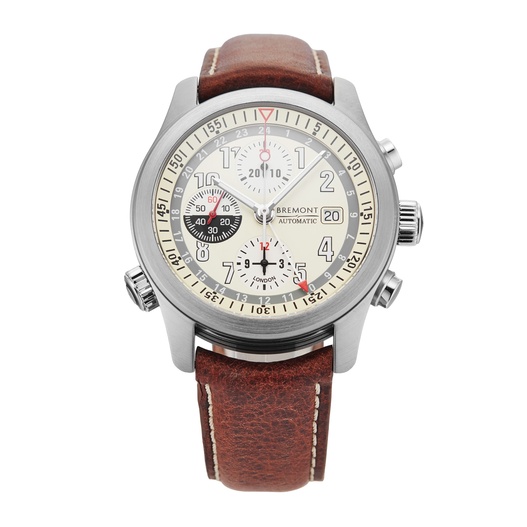 Pre-Owned Bremont ALT1 Zulu GMT Chronograph 43mm Stainless Steel Pre-Owned Bremont ALT1 Zulu GMT Chronograph 43mm Stainless Steel