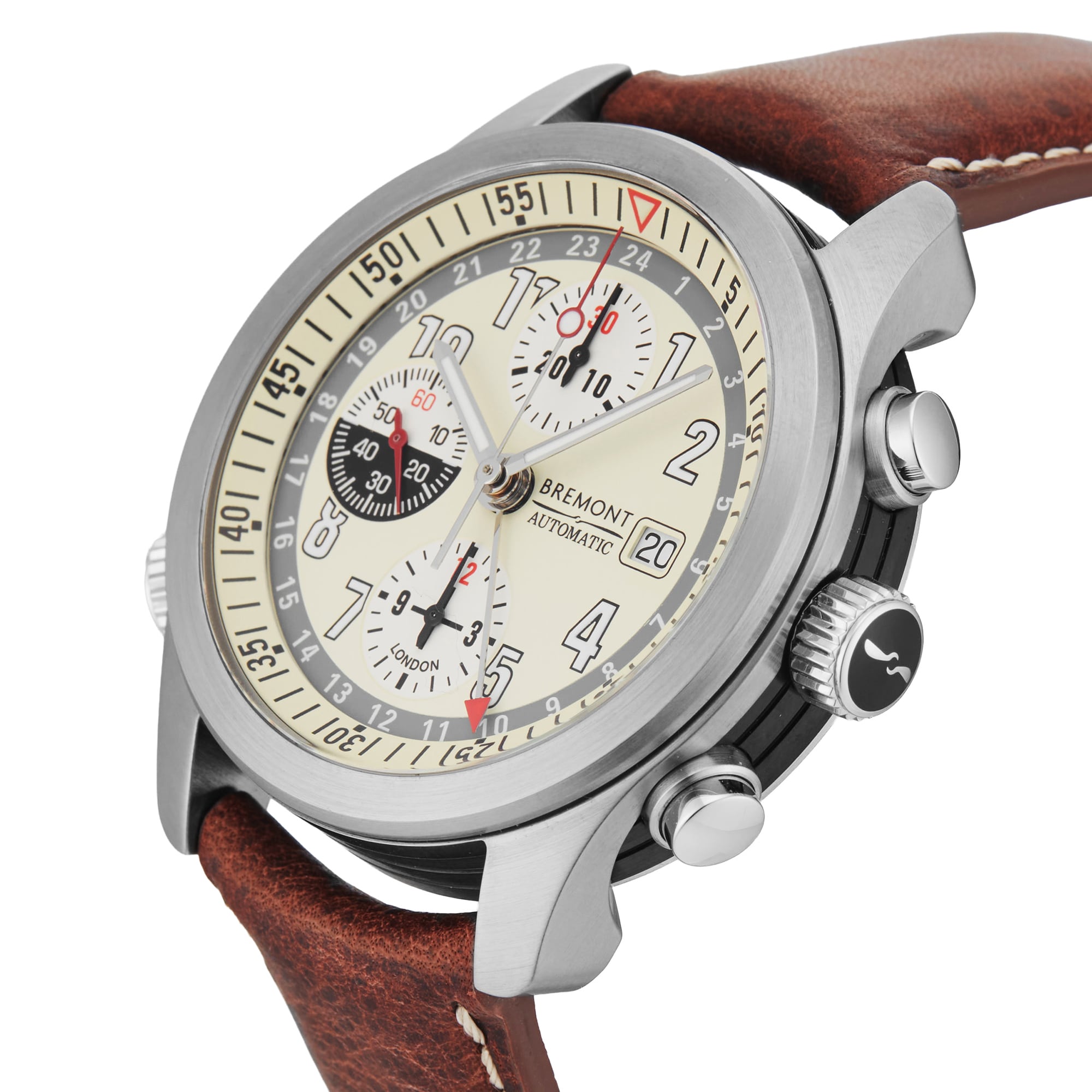 Pre-Owned Bremont ALT1 Zulu GMT Chronograph 43mm Stainless Steel Pre-Owned Bremont ALT1 Zulu GMT Chronograph 43mm Stainless Steel
