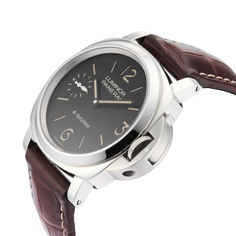 Pre-Owned Panerai Pre-Owned Panerai Luminor 8 Giorni 44mm Stainless Steel  PAM00915