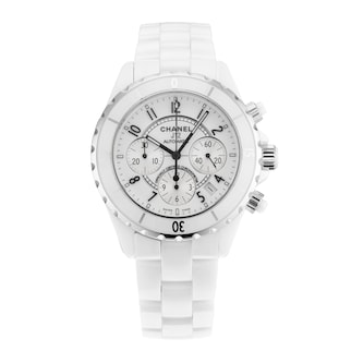 Pre-Owned Chanel J12 41mm Stainless Steel and Ceramic Pre-Owned Chanel J12 41mm Stainless Steel and Ceramic