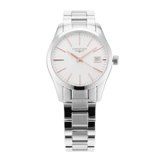 Pre-Owned Longines Conquest Classic 34mm Stainless Steel