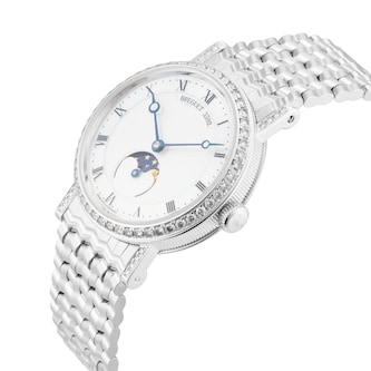Pre-Owned Breguet Classique Phase de Lune 9088 30mm White Gold