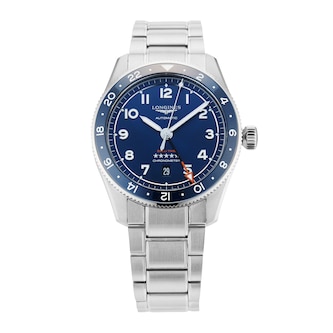 Pre-Owned Longines Spirit Zulu Time 42mm Stainless Steel Pre-Owned Longines Spirit Zulu Time 42mm Stainless Steel