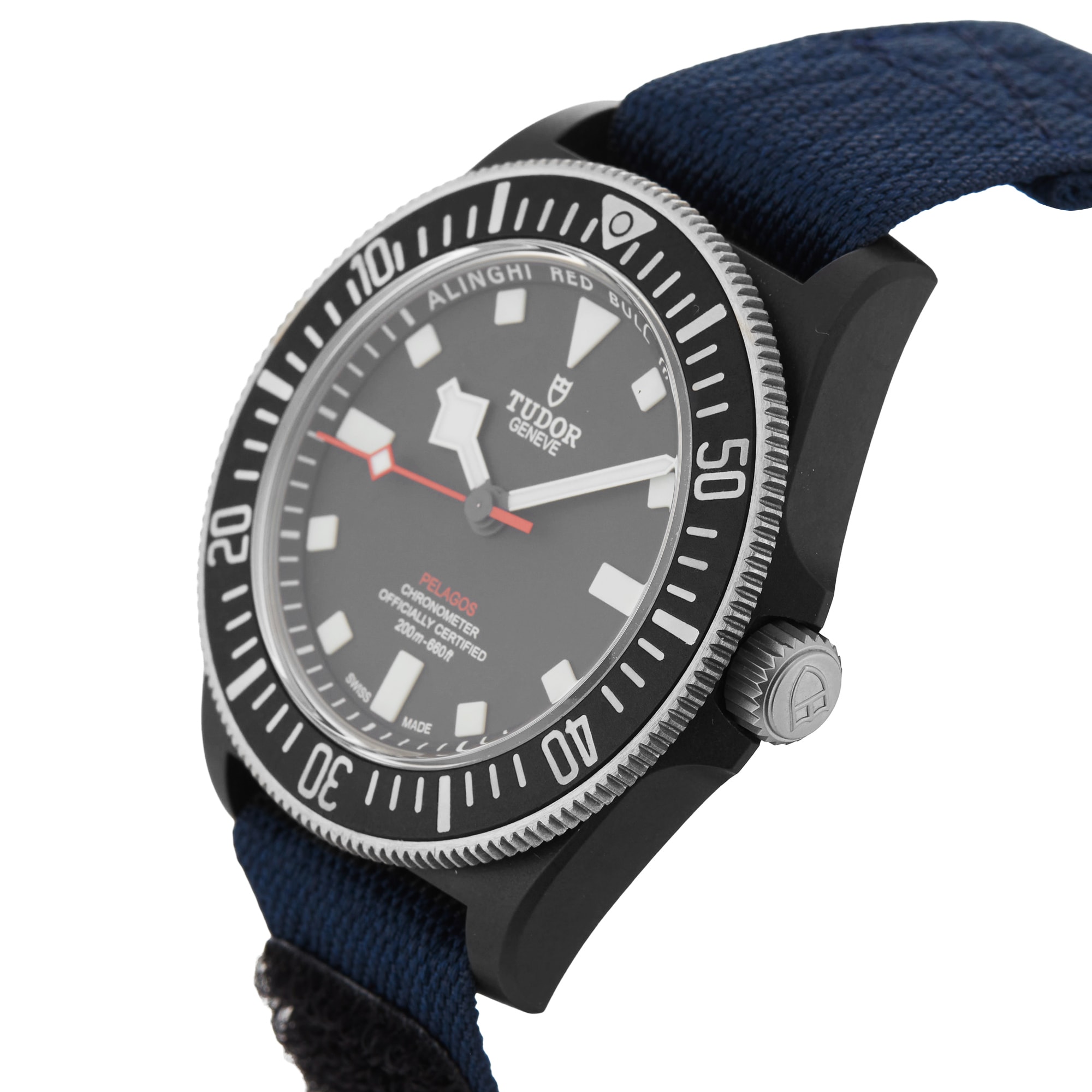 Pre-Owned Tudor Pelagos FXD Alinghi Red Bull Racing Edition 42mm Carbon