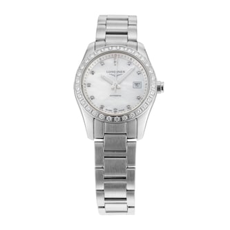 Pre-Owned Longines Conquest 30mm Stainless Steel