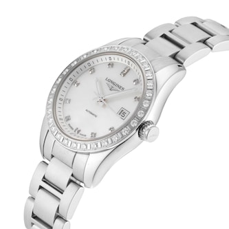 Pre-Owned Longines Conquest 30mm Stainless Steel
