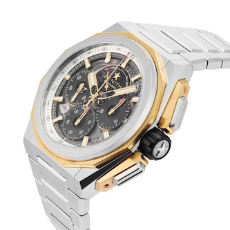 Pre-Owned Zenith Pre-Owned Zenith Defy Extreme Carl Cox Limited Edition 45mm Stainless Steel and Yellow Gold 06.9100.9004/21.I001 Pre-Owned Zenith Pre-Owned Zenith Defy Extreme Carl Cox Limited Edition 45mm Stainless Steel and Yellow Gold 06.9100.9004/21.I001
